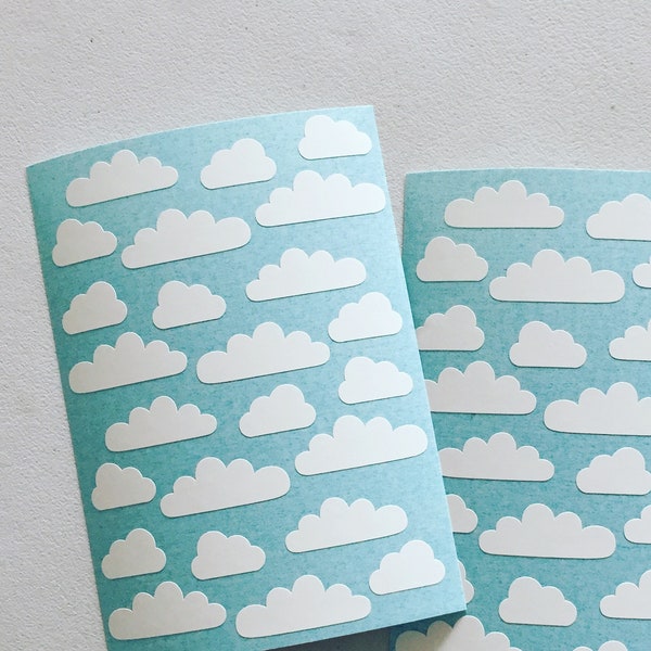 Cloud Decorative Stickers, Cloud Envelope Seal Stickers, DIY Gift Wrapping, Packaging Stickers, Scrapbooking Stickers, Card Embellishments