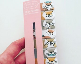 Kawaii Otter Sticky Notes: Planner Page Markers, 8 Designs