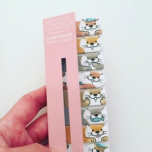 Pense-bête loutre, autocollants marqueurs de page kawaii, Notes de rappel loutre, pense-bête voyeur, bloc-notes autocollants, cadeau pour amoureux des loutres