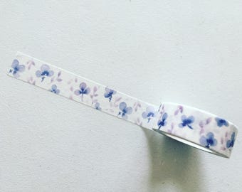 Dainty Floral Washi Tape: Romantic Planner Scrapbook Tape