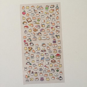 Tiny Chibi Hamster Stickers: Kawaii Animal Planner Stickers image 3