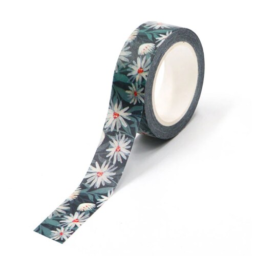 Daisies Washi Tape Boho Floral Washi Shabby Chic Daisy Etsy
