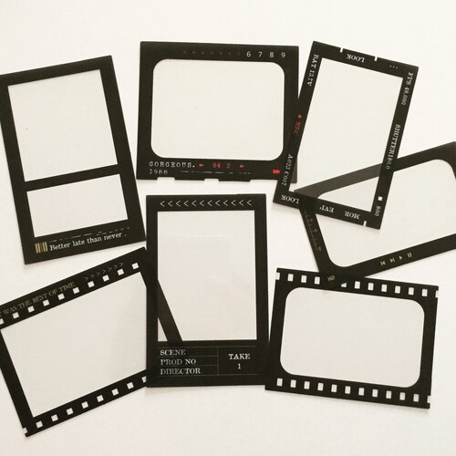 Retro Film Frame Sticker Vintage Camera Film Roll Sticker Etsy UK