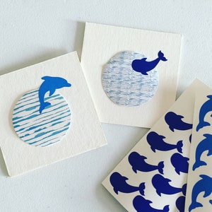 Dekorative Wal Aufkleber, Delphin Umschlag Aufkleber, DIY Geschenkverpackung, Verpackungsaufkleber, Scrapbooking Aufkleber, Kartenverzierungen