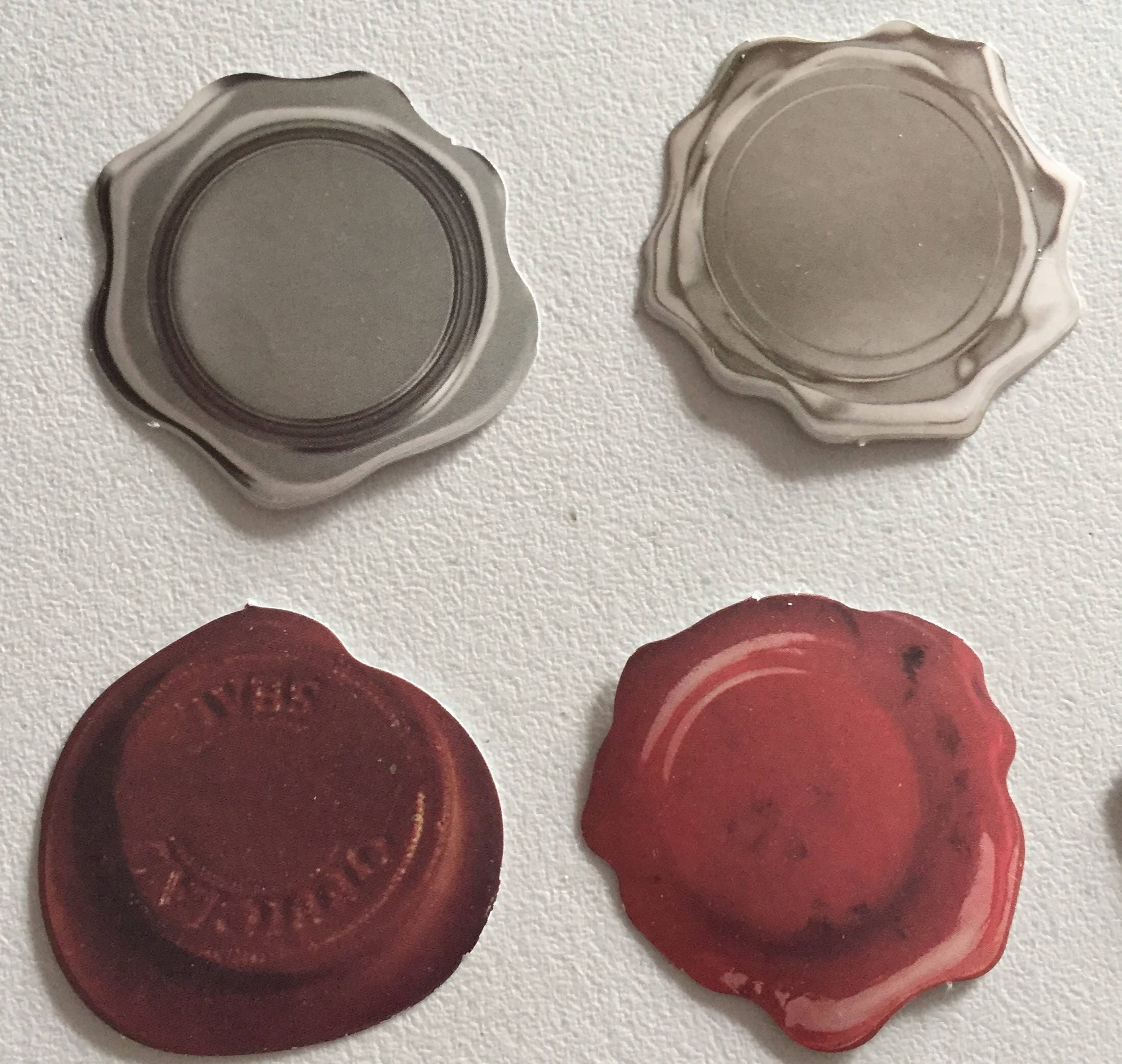 Wax Seal Paper Stickers Medieval Seal Mark Stickers Envelope Etsy Canada