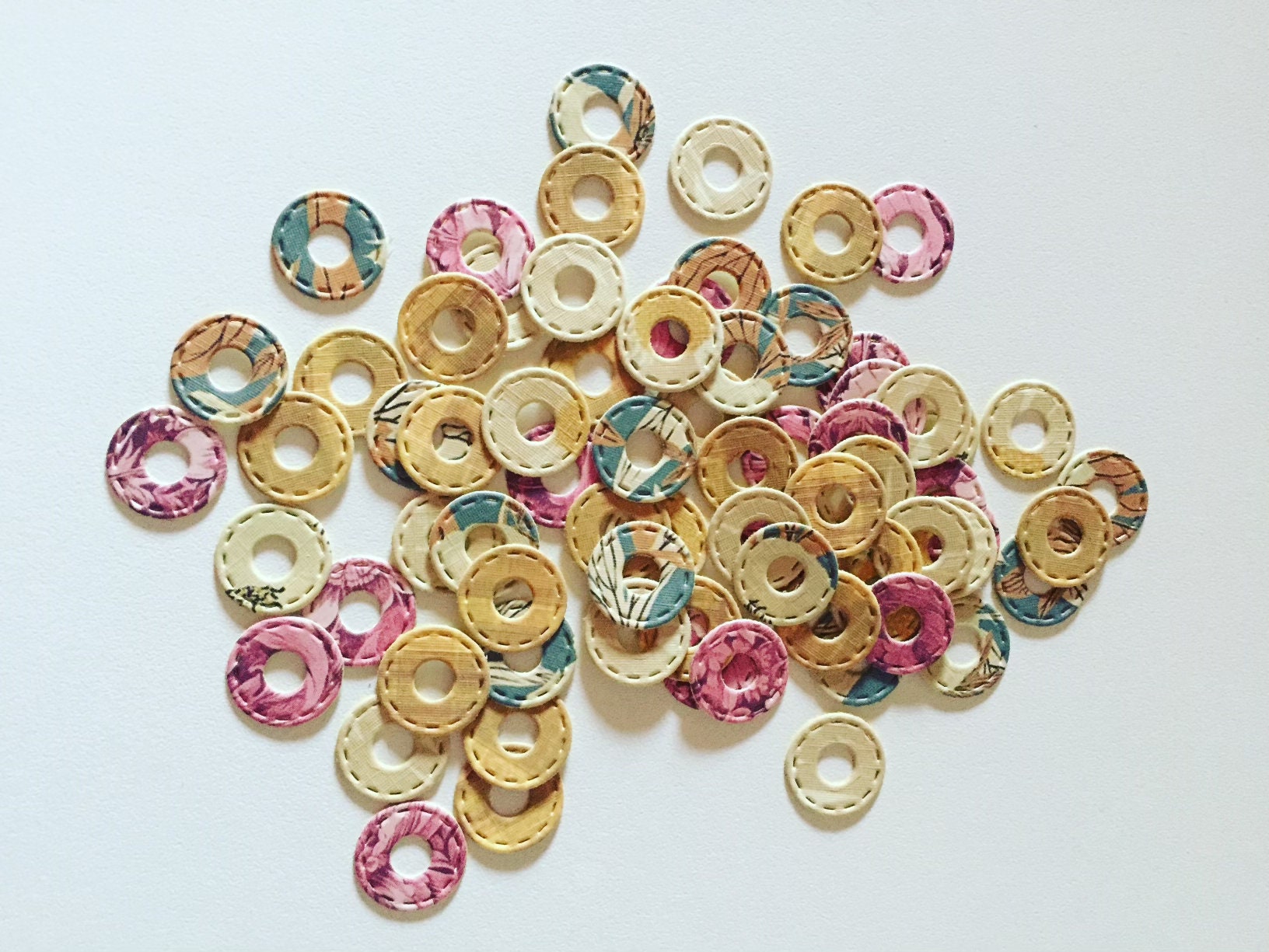 15mm Rose gold glitter binder hole punch reinforcement stickers