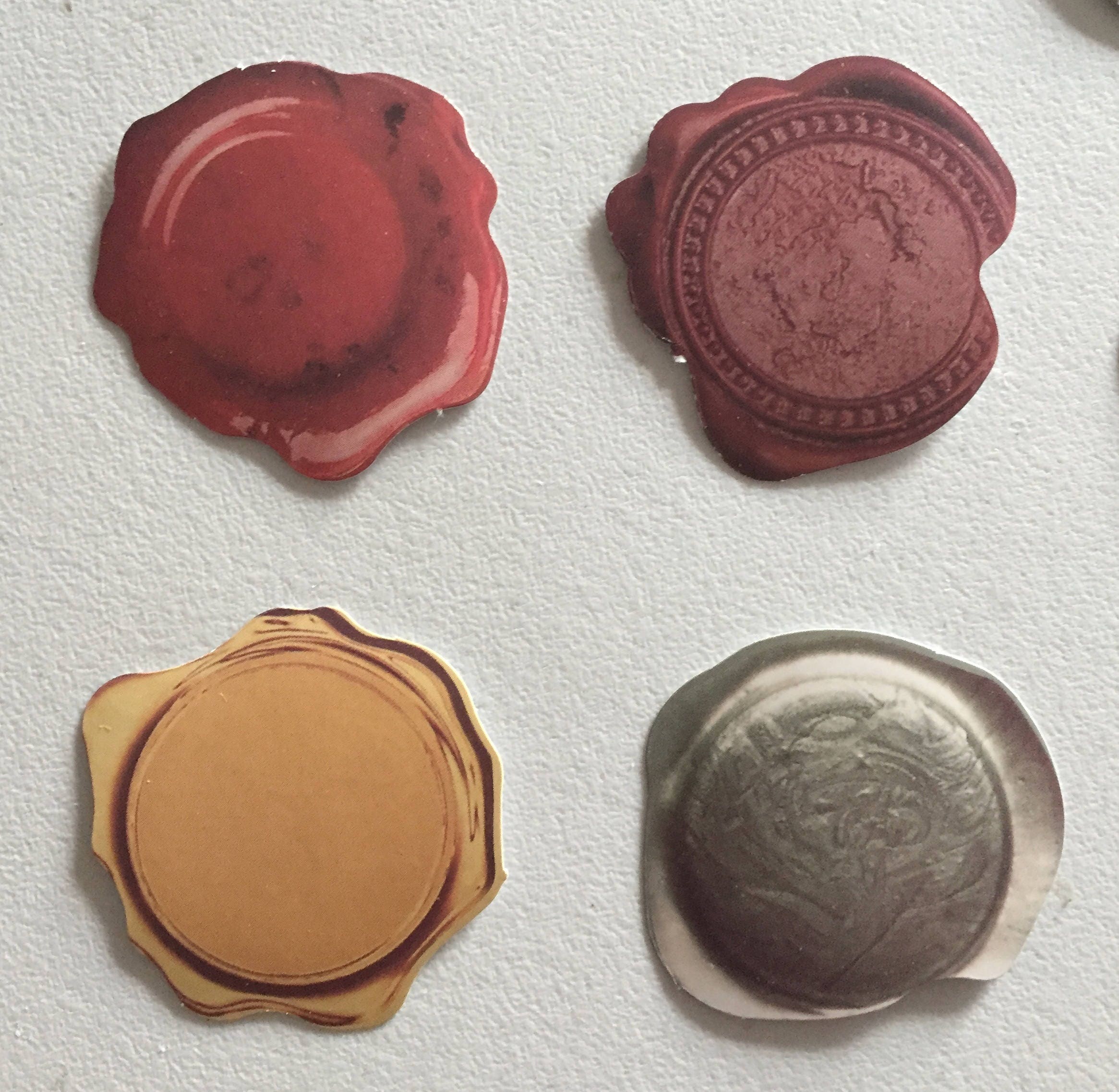 Wax Seal Paper Stickers Medieval Seal Mark Stickers Envelope Etsy Canada