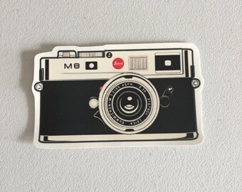 Vintage Camera Laptop Sticker, MacBook Sticker, Hipster Sticker Gift, Photography Lover Gift, Photographer Gift