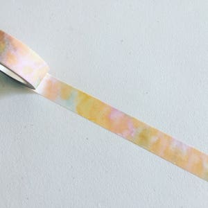 Taśma Washi do akwareli, Pastelowy planer akwarelowy Washi, Malarstwo akwarelowe Washi, Shabby Chic Washi, Taśma dekoracyjna, Taśma do majsterkowania