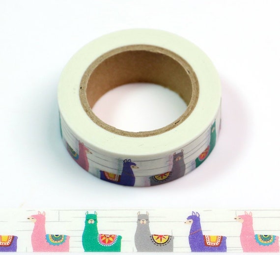 Washi Tape Set: Choose 5 Colourful Animal Washi Tapes. Cute Stationery Set.  Journaling, Scrapbooking Supplies 