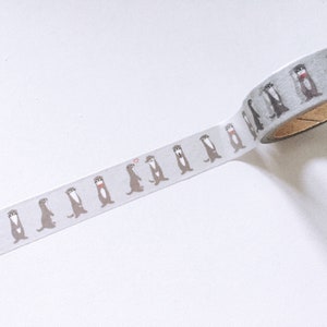 Taśma washi Otters: Planer zwierząt i pakowanie prezentów