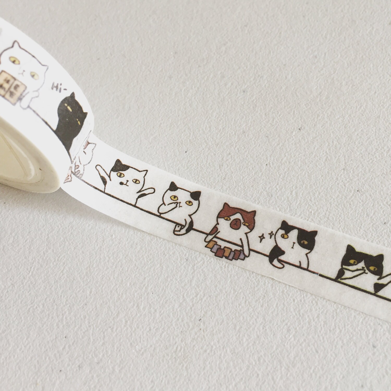 Whimsical Cats Washi Tape, Kitty Washi, Cat Planner Washi, Gift Wrapping  Tape, Crafting Tape, Planner Supplies, Japanese Washi Tape 