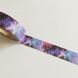 Nebula Galaxy Washi Tape, Cosmos Planner Washi, Space Planner Tape, Decorative Tape, Crafting Tape, Gift Wrapping, Scrapbook Supplies