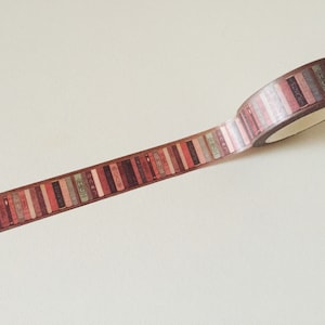 Antieke boekenplank Washi-tape, oude boeken planner Washi, leesboeken Washi-tape, studententape, vintage plakboek/dagboekboektape