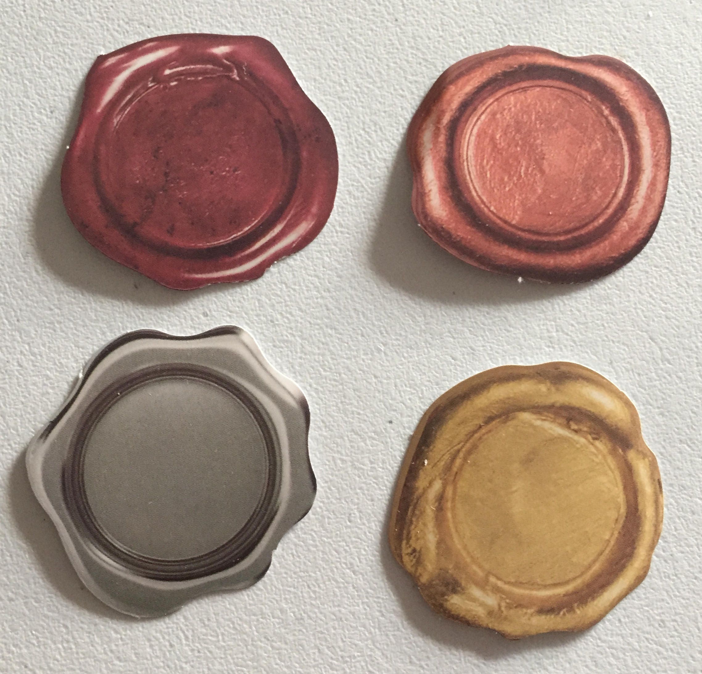 Wax Seal Paper Stickers Medieval Seal Mark Stickers Envelope Etsy Canada