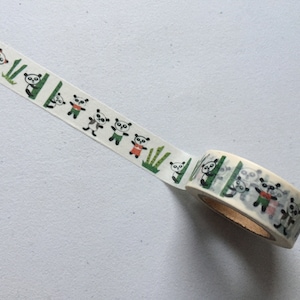 Panda Bear Washi Tape, Panda Planner Washi, Animal Washi Tape, Gift Wrapping Tape, Crafting Tape, Planner Supplies, Panda Lover Gift