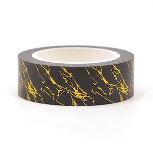 Gold Marmor Muster Washi Tape, Fliesenplaner Washi Tape, Modernes Bastelband, Masking Tape, Scrapbooking Zubehör, Geschenkpapier Klebeband