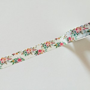 Washi-tape bloemenboeket bohobloemen, washi bloemenbloeiplanner, romantische washi bloemen, shabby chic washi, decoratieve tape, plakboekbenodigdheden