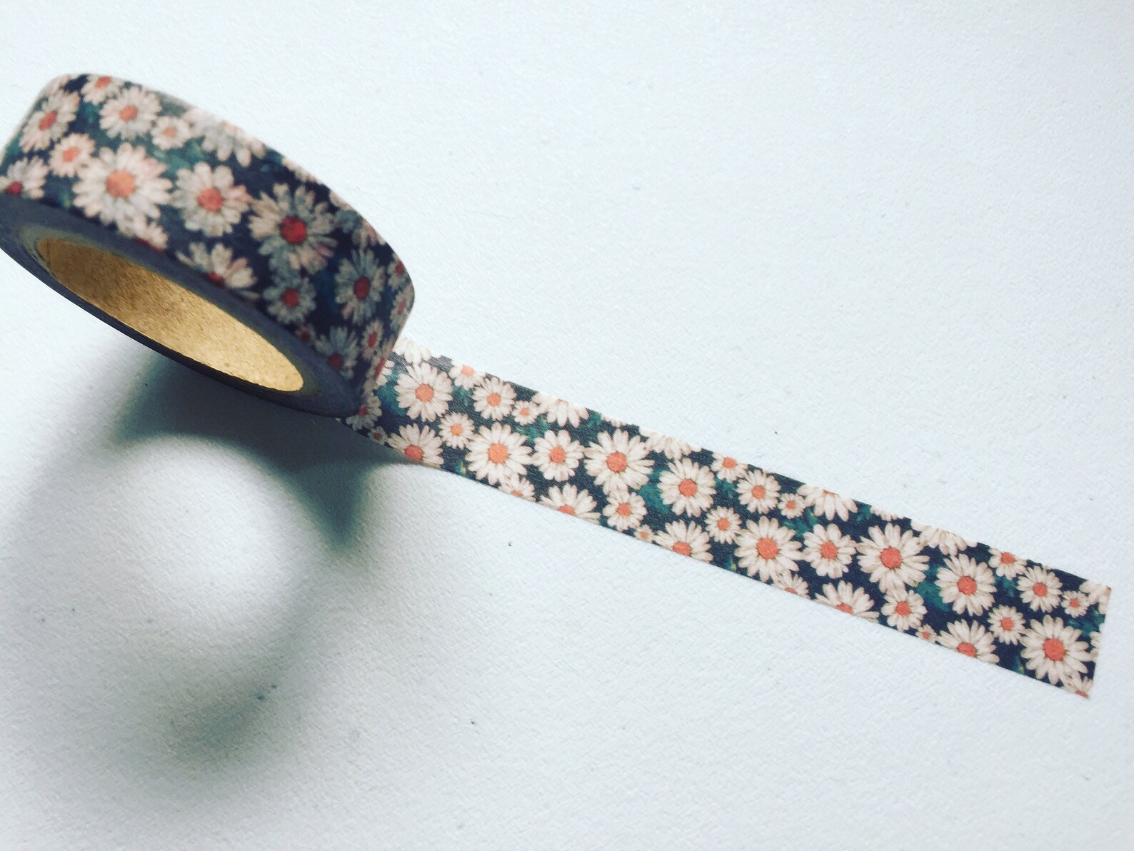 Daisies Washi Tape Boho Floral Washi Shabby Chic Daisy Etsy