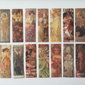Belle Epoque Sticker Set, Vintage Art Nouveau Stickers, Jugendstil Stickers, Scrapbooking Stickers, Card Embellishment, Art Lover Gift image 4