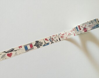 Frankrijk Landmarks Washi Tape: vintage Parijs reisdagboek en plakboek