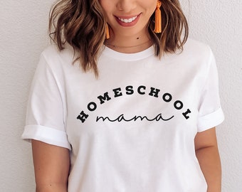 HOMESCHOOL MOM SHIRT | Homeschool Mama | Cadeau voor Homeschool Mom | Cadeau voor Homeschooling Mama | Klassieke gesprekken