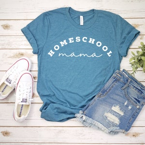 HOMESCHOOL MAMA SHIRT Homeschool Mom Shirt Mom Homeschool Shirt Gift for Homeschool Mom Mom Shirt image 7