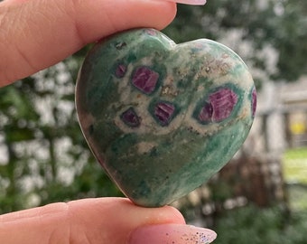 Ruby in Zoisite Heart