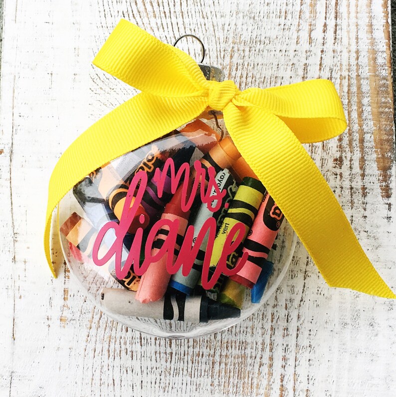 Teacher Ornament 2020. Personalized Christmas Gift. Colorful image 1