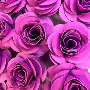 Orchid Paper Flowers Pink Wedding Decor Roses Graduation Cap Decoration Table Decorations Mothers Day Shadow Box DIY Purple Decor Teacher