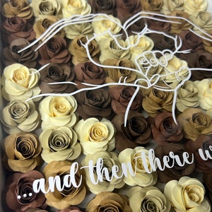 Personalized Flower Shadow Box – Handmade Keepsake