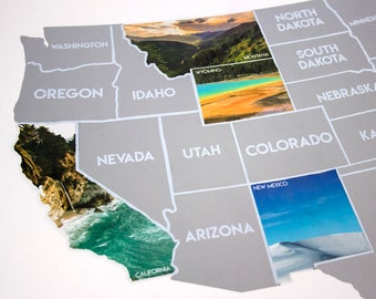 Scratch Off United States Map – USA Travel Checklist – Travel Map – Travel Gift - Wanderlust