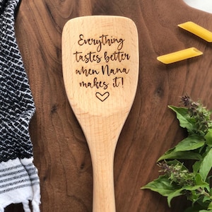 Everything tastes better when Grandma makes it! Personalized Mother&#39;s Day Gift for Nana, custom grandmother gift for Mimi