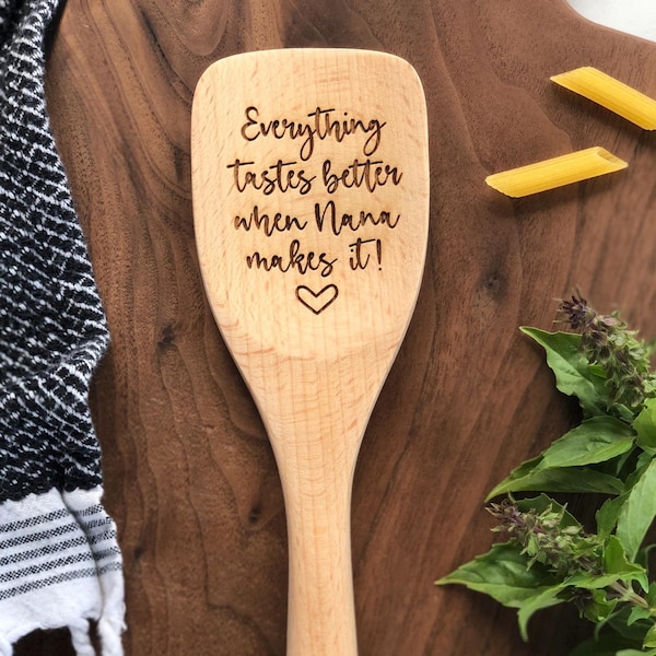 Everything tastes better when Grandma makes it! Personalized Mother's Day Gift for Nana, custom grandmother gift for Mimi