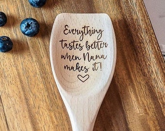 Everything tastes better when Grandma makes it! Personalized Mother's Day Gift for Nana, custom grandmother gift for Mimi