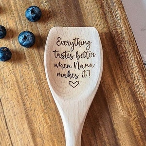 Everything tastes better when Grandma makes it! Personalized Mother's Day Gift for Nana, custom grandmother gift for Mimi