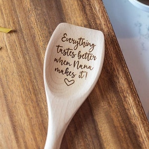 Everything tastes better when Grandma makes it Personalized Mother's Day Gift for Nana, custom grandmother gift for Mimi image 1