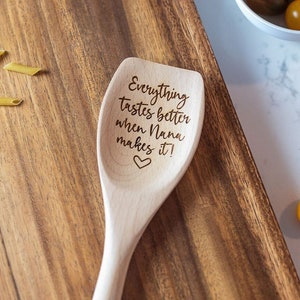 Everything tastes better when Grandma makes it! Personalized Mother's Day Gift for Nana, custom grandmother gift for Mimi