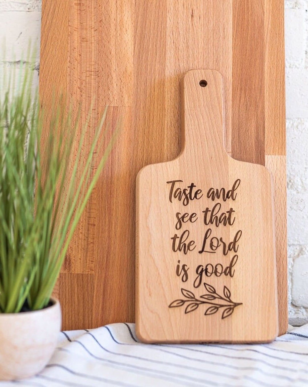 Taste and See the Lord is Good Cutting Board Christian Home