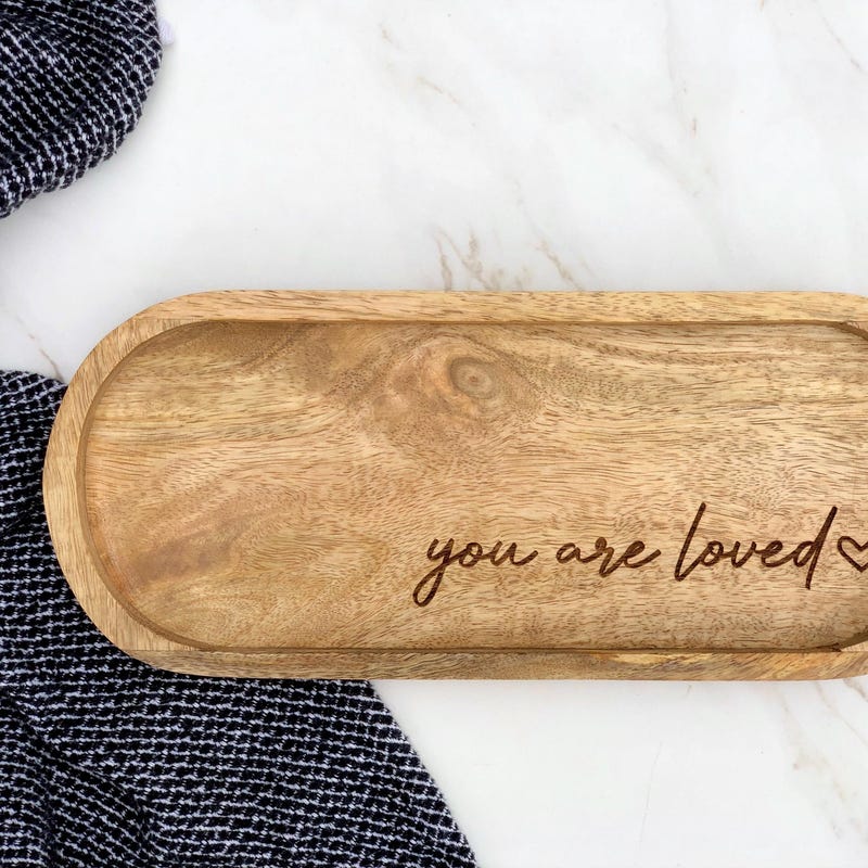 I Love You Engraved Tray main image 1