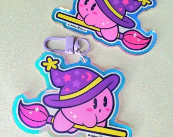 Witch Kirby acrylic keychain 3 inches