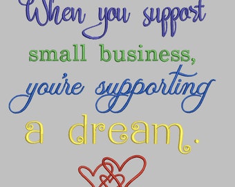 4 Buy Local Embroidery Design