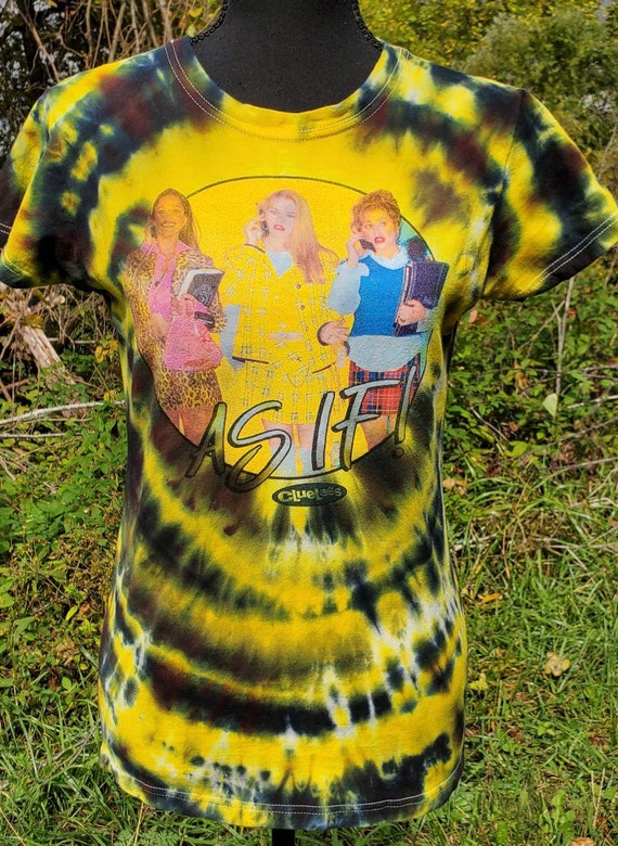 AS IF Clueless Tie Dye Tee - Etsy