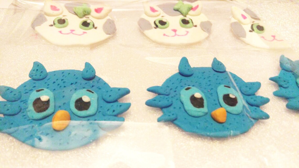 Daniel Tiger Fondant Cupcake Toppers O the Owl Katerina - Etsy