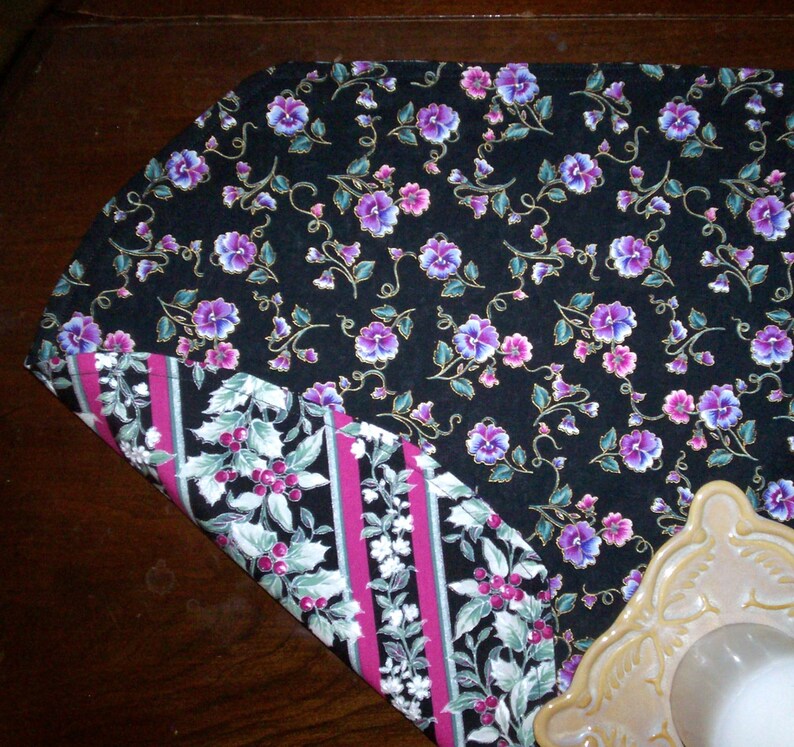 An elegant addition to your dining or decorative experience Reversible for both holiday AND everyday use Table Runner