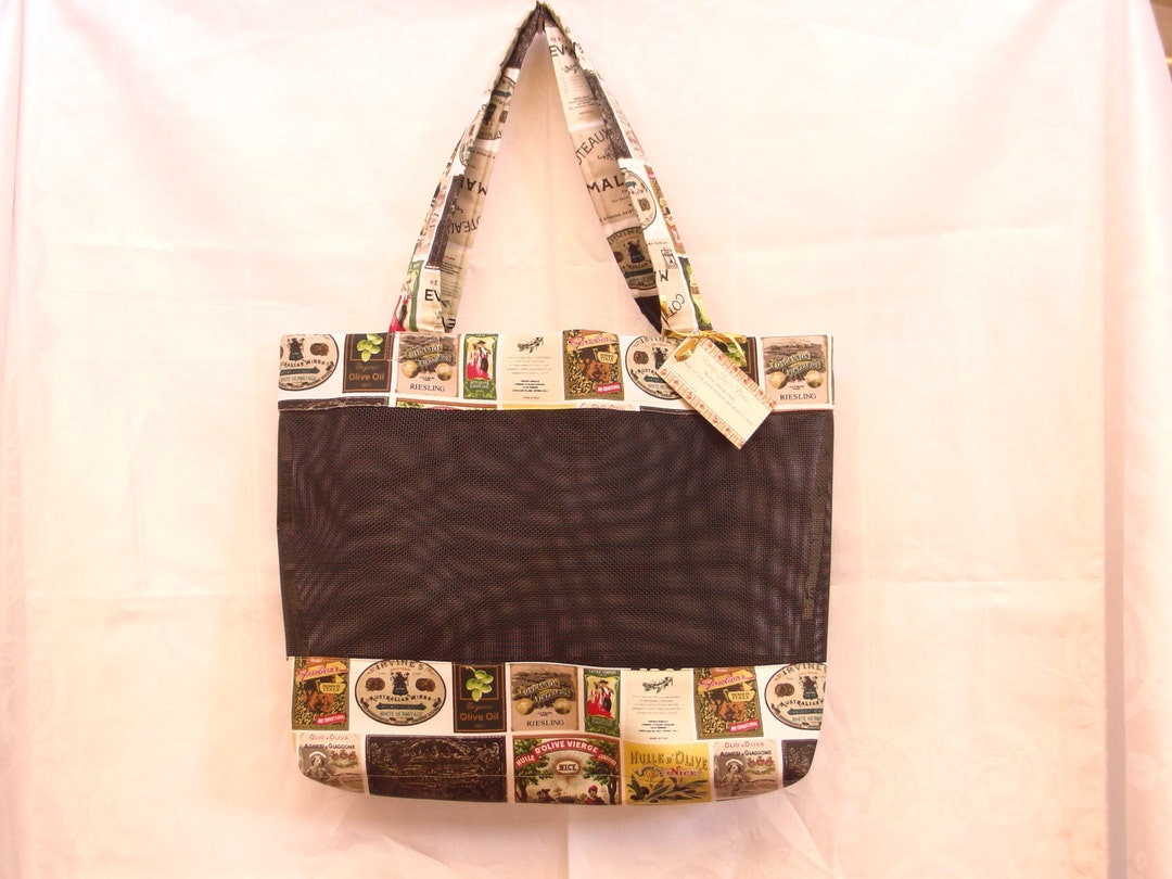 Mesh Tote Bag Etsy
