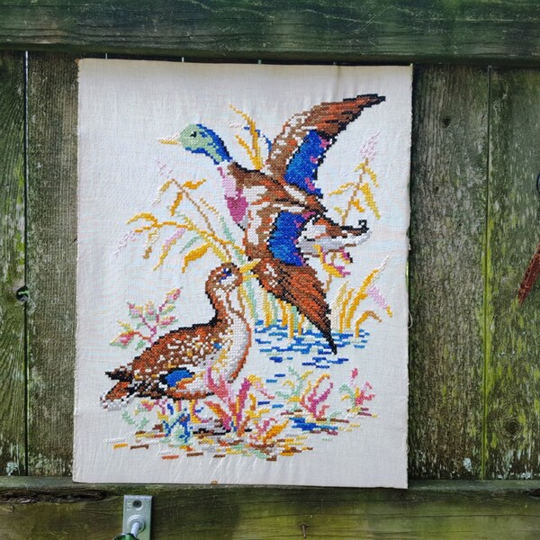 Duck Needlepoint Etsy