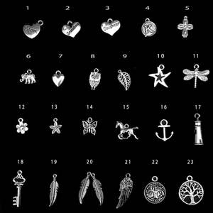 Add on Charm for Boho Wraps, Single, Double Wraps, Choose your charm, Custom Charm