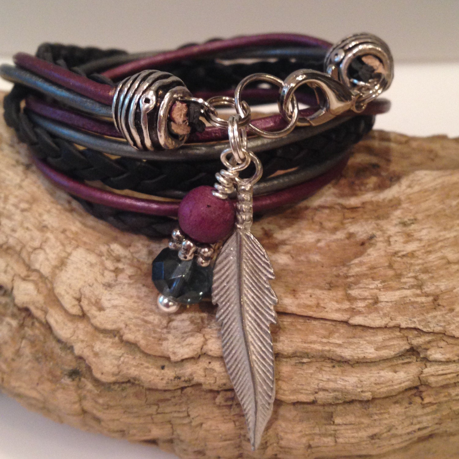 Leather Bracelet Plaited Wrap Fashion Weave Fashion Cute Leather Bracelet