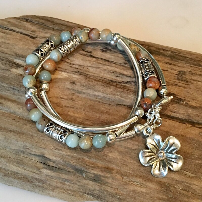 LILA - PAVE WRAP SILVER BRACELET main image 1